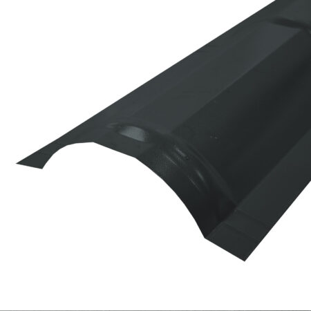 Halfronde nok Mat Zwart, 2100 mm